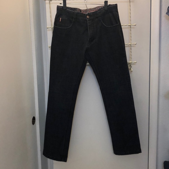 Pavini Jeans Other - Pavini Jeans Men Black Straight Boot Pants